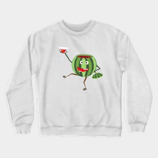 Cheerful Watermelon Crewneck Sweatshirt